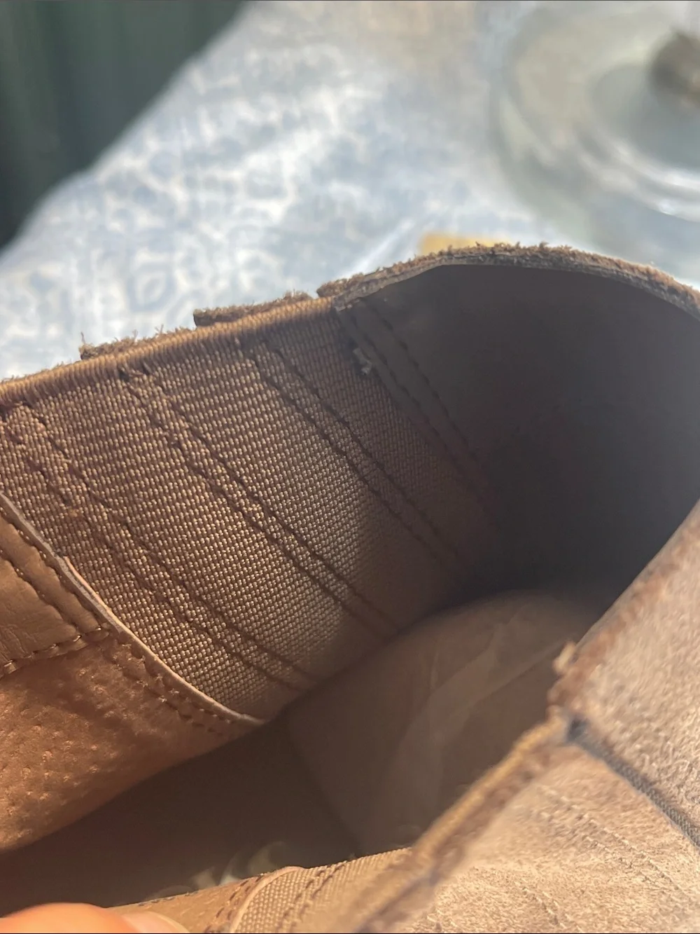 KORKS by Kirk-Ease Suede Pull-On Ankle Boots - Taupe Size 9.5